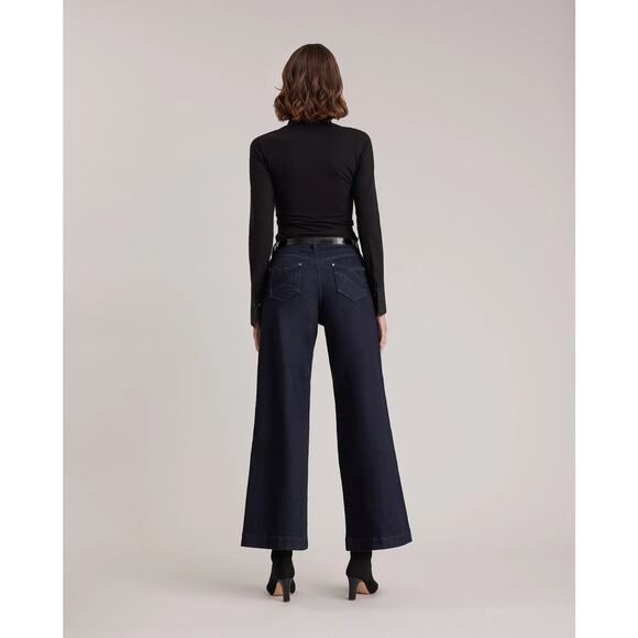 Anne Fontaine Nuage Button up Shirt Black Sz 0-2 Quiet Luxary Parisian - Picture 11 of 11